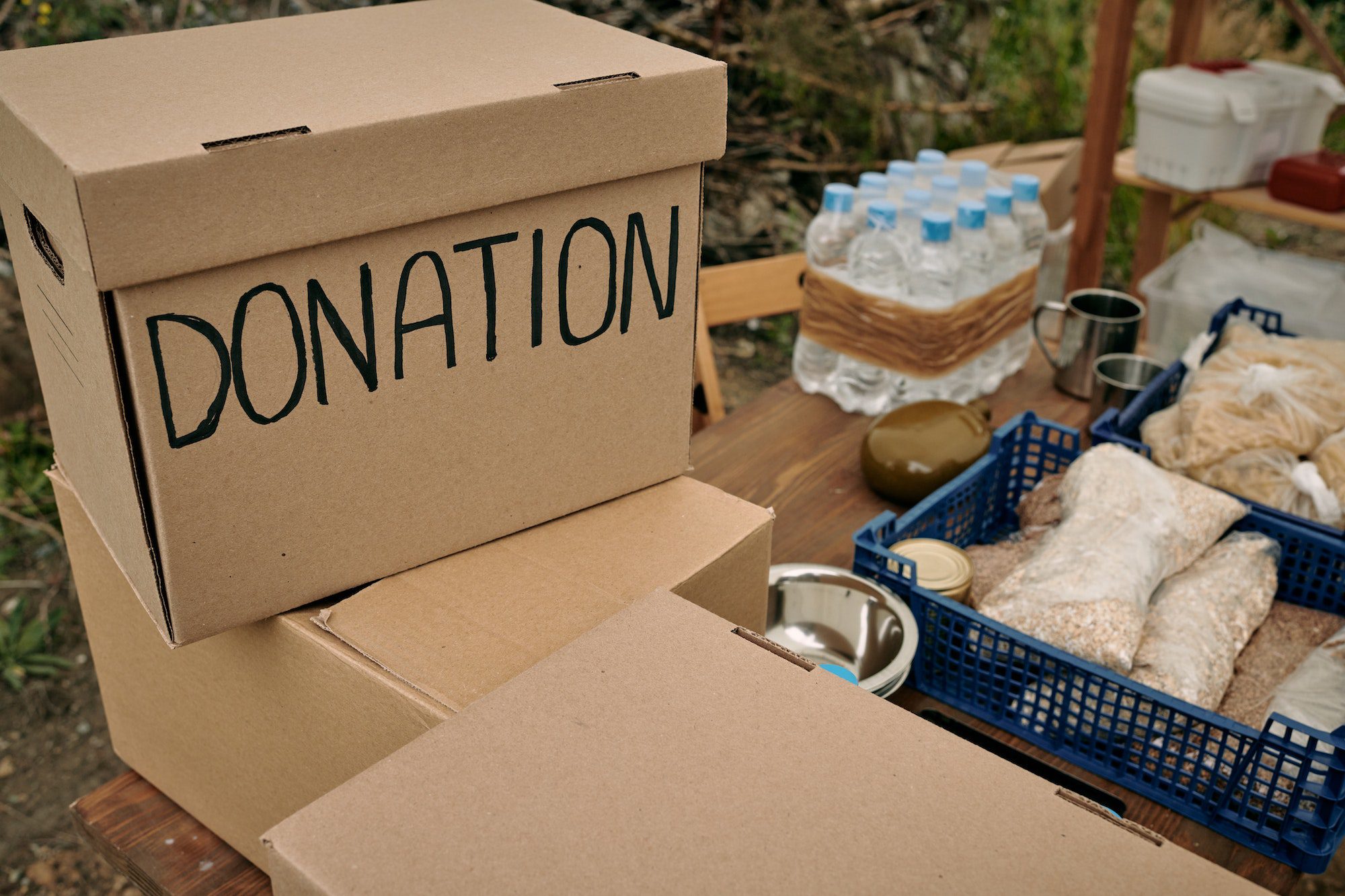 Donation Box For Refugees